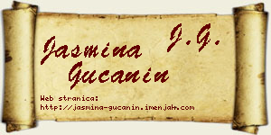 Jasmina Gučanin vizit kartica